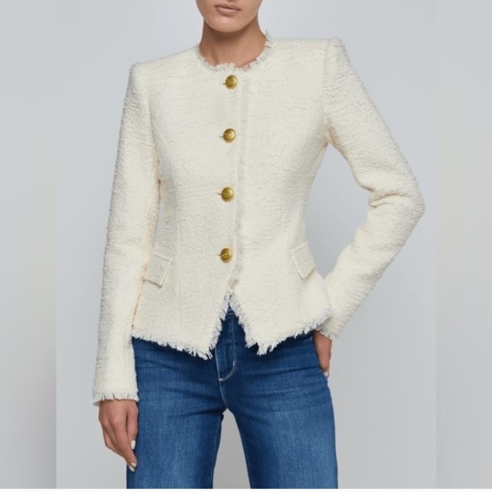 L’agence Nerina Tweed Blazer $795 NEW with tag